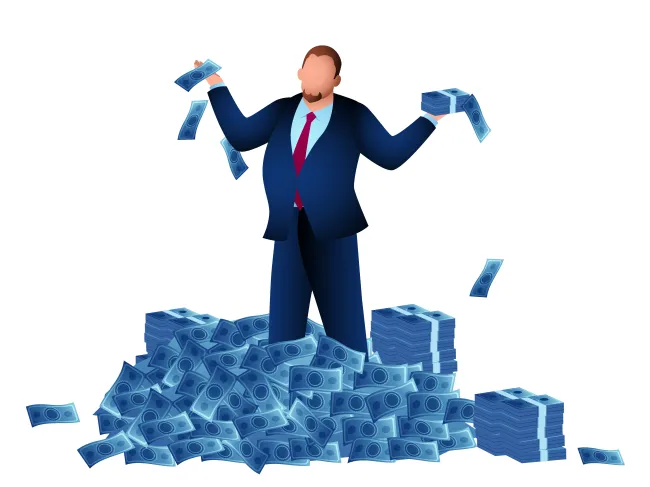 Faceless banker